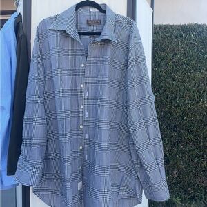 Black and White Plaid Shirt